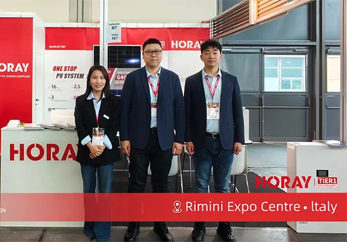 Horay Solar Showcases PV and Residential Storage Solutions at KEY 2026 in Italy